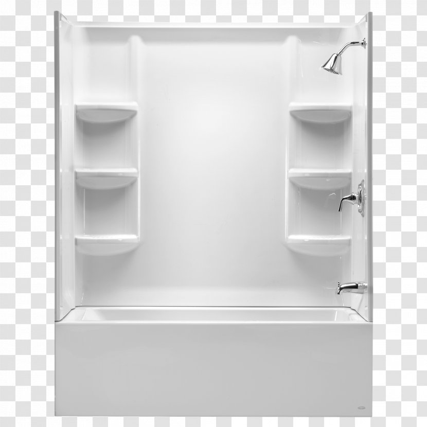 Bathtub Shower Lowe's Wall Bathroom - Top View Transparent PNG