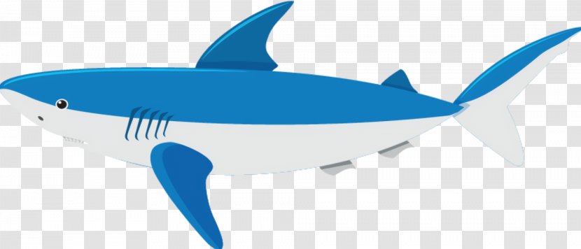 Great White Shark Background - Drawing - Tiger Electric Blue Transparent PNG