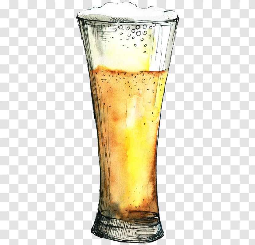 Beer Glasses Cocktail Non-alcoholic Drink - Pint Glass Transparent PNG