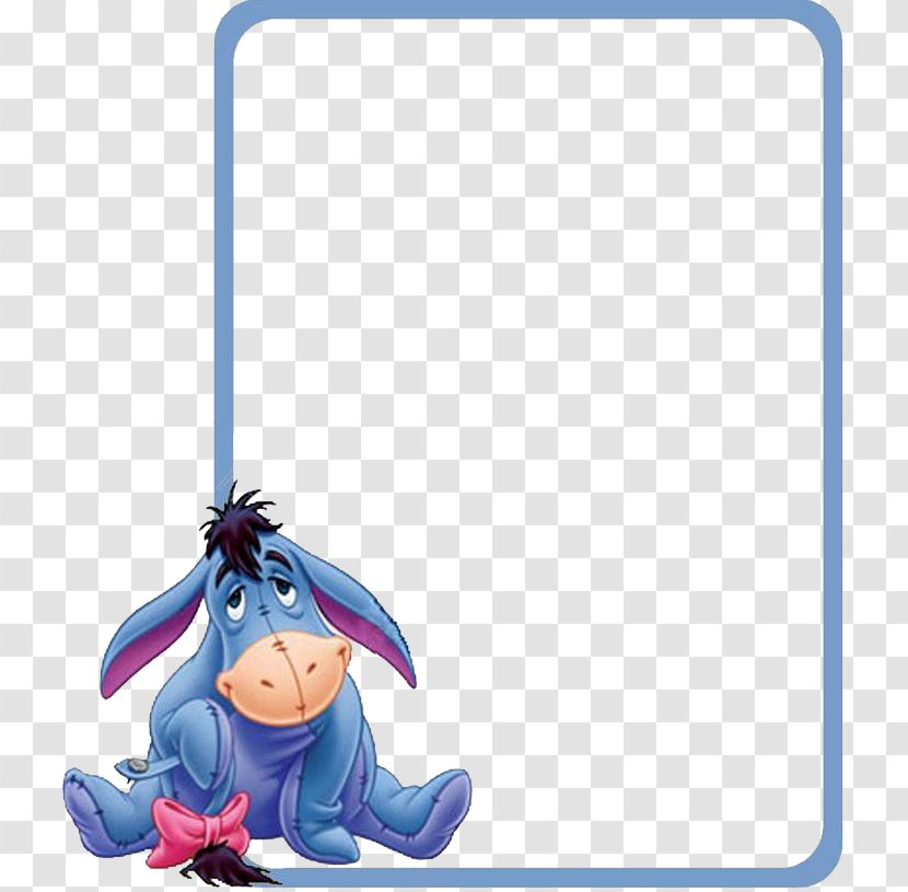 Eeyore Piglet Winnie-the-Pooh Winnie The Pooh Tigger - Cartoon Style Border Transparent PNG