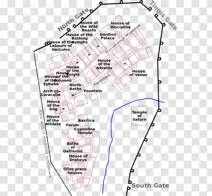 Volubilis Wikimedia Commons Point Angle Diagram - Area Transparent PNG