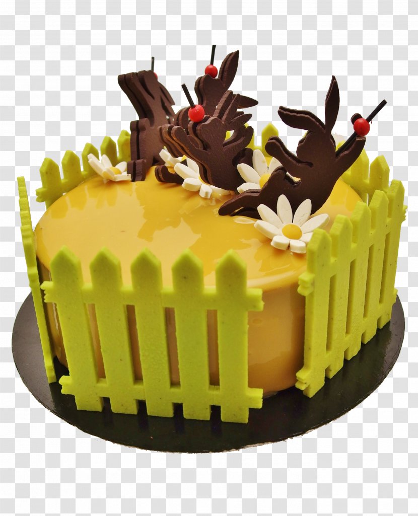 Birthday Cake Torte Chocolate Entremet Wedding - Buttercream Transparent PNG