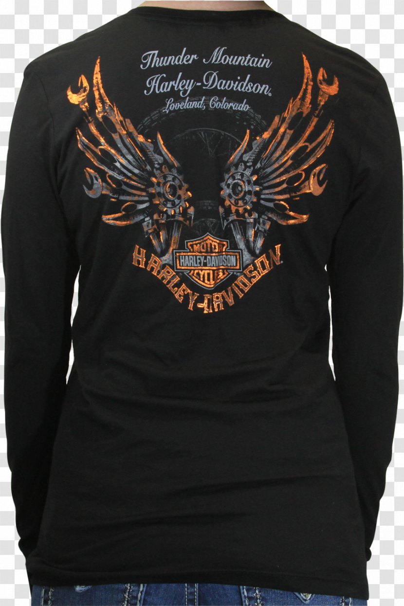 T-shirt Thunder Mountain Harley-Davidson Hoodie - Hood - Nj Transparent PNG
