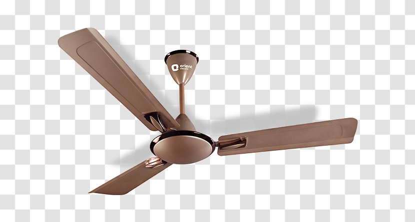 Ceiling Fans Bronze Metal Orient Electric - Fan - Metallic Copper Transparent PNG