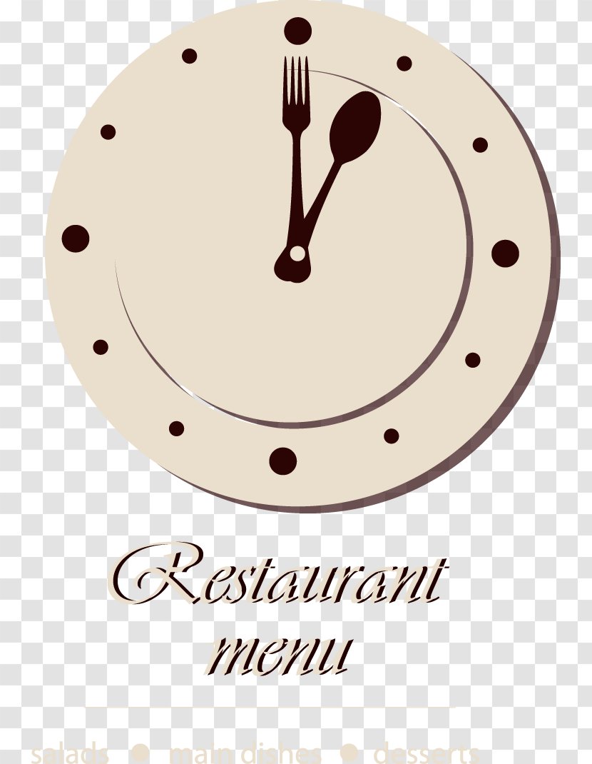 Clock - Creative Design Plate Transparent PNG