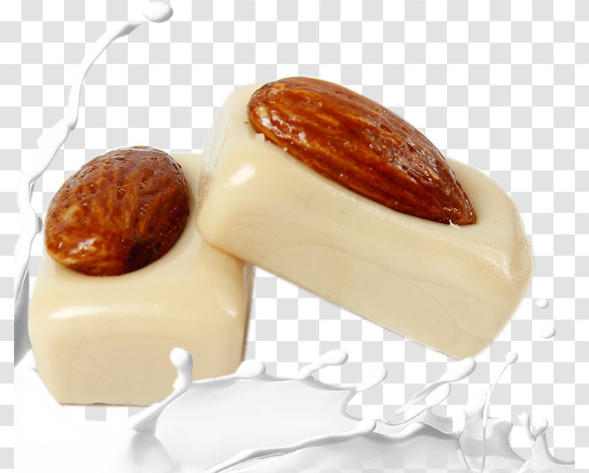 Praline Almond Milk Marzipan Apricot Kernel - Hersheys Kisses - And Almonds Transparent PNG