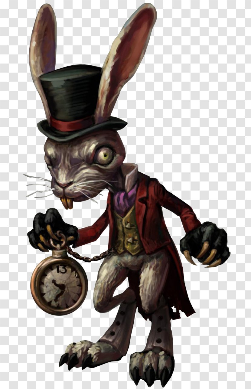 American McGee's Alice Alice: Madness Returns White Rabbit Alice's Adventures In Wonderland Cheshire Cat - Mcgee S - Mad Hatter Transparent PNG