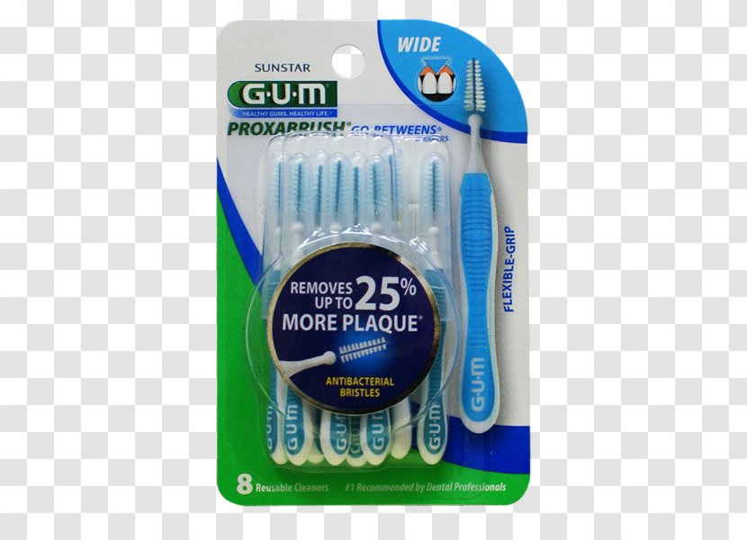 GUM Proxabrush Go-Betweens Toothbrush Accessory Plastic Sunstar Group Transparent PNG