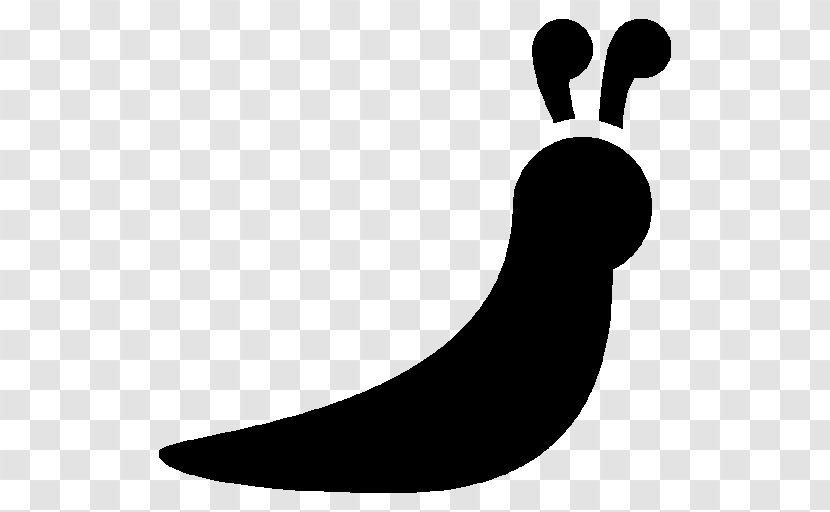 Slug Snail - Black Transparent PNG