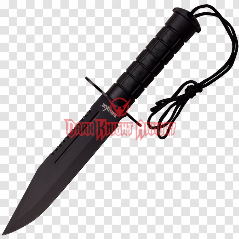Bowie Knife Hunting & Survival Knives Throwing Utility - Weapon Transparent PNG