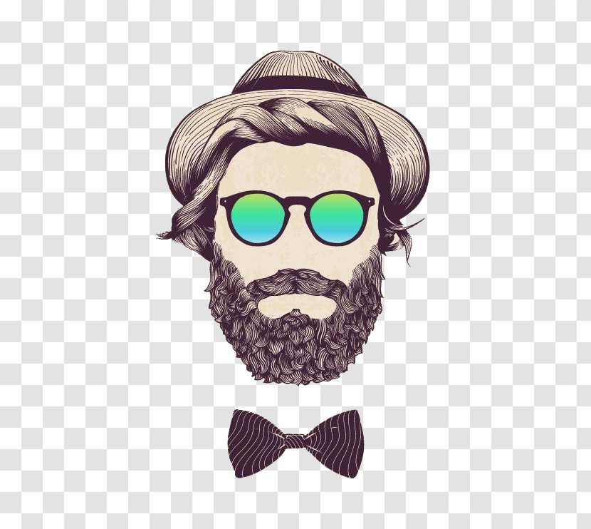 Hipster Royalty-free Stock Illustration - Fashion - Bearded Man Image Transparent PNG