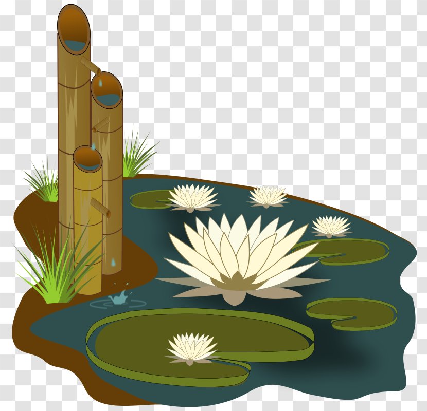 Free Content Water Lily Pond Clip Art - Shutterstock - Cliparts Transparent PNG