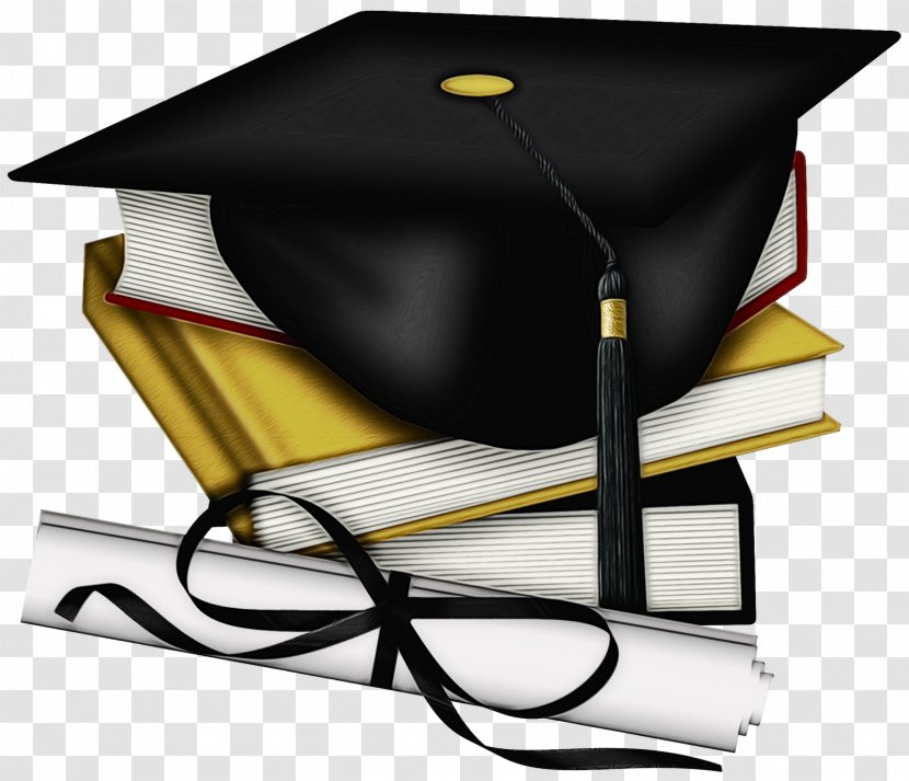 Clip Art Graduation Ceremony Square Academic Cap Diploma - Mortarboard Transparent PNG