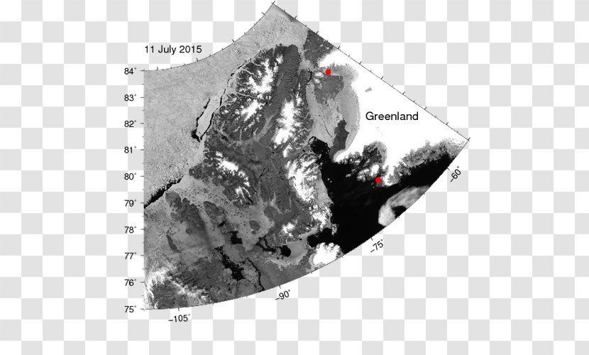 Nares Strait Arctic Ocean Ellesmere Island Petermann Glacier Smith Sound - Open Seas Maps Transparent PNG