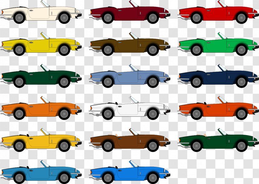 Triumph Spitfire TR6 Car GT6 - Antique - Pageant Clipart Transparent PNG