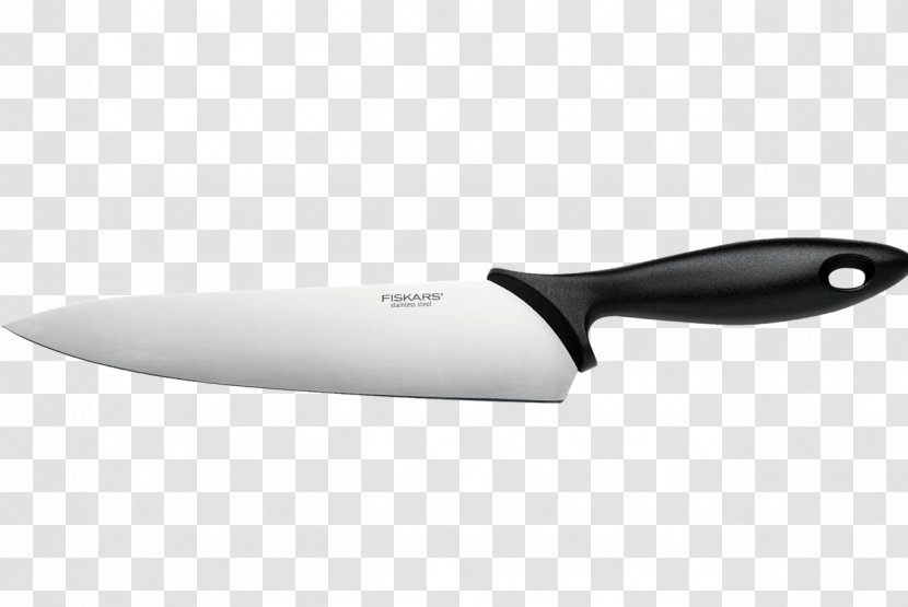 Chef's Knife Fiskars Oyj Kitchen Knives - Steel Transparent PNG