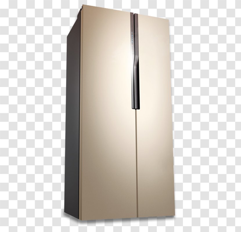 Refrigerator Home Appliance Wardrobe Champagne Door - Resource - Open The To Transparent PNG