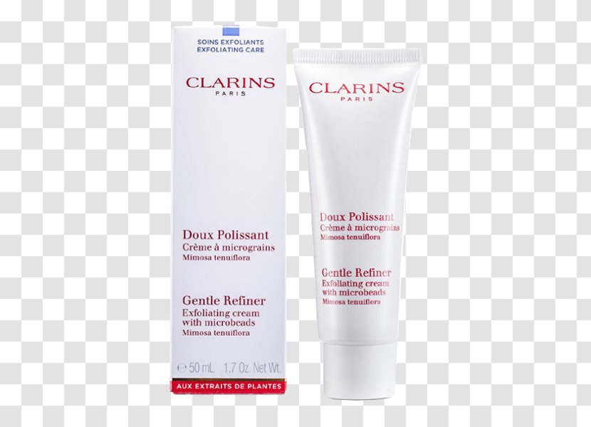 Lotion Exfoliation Clarins Gentle Foaming Cleanser With Cottonseed Cream Transparent PNG