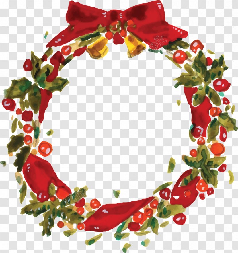 Christmas Day Wreath Vector Graphics Decoration Ornament Transparent PNG