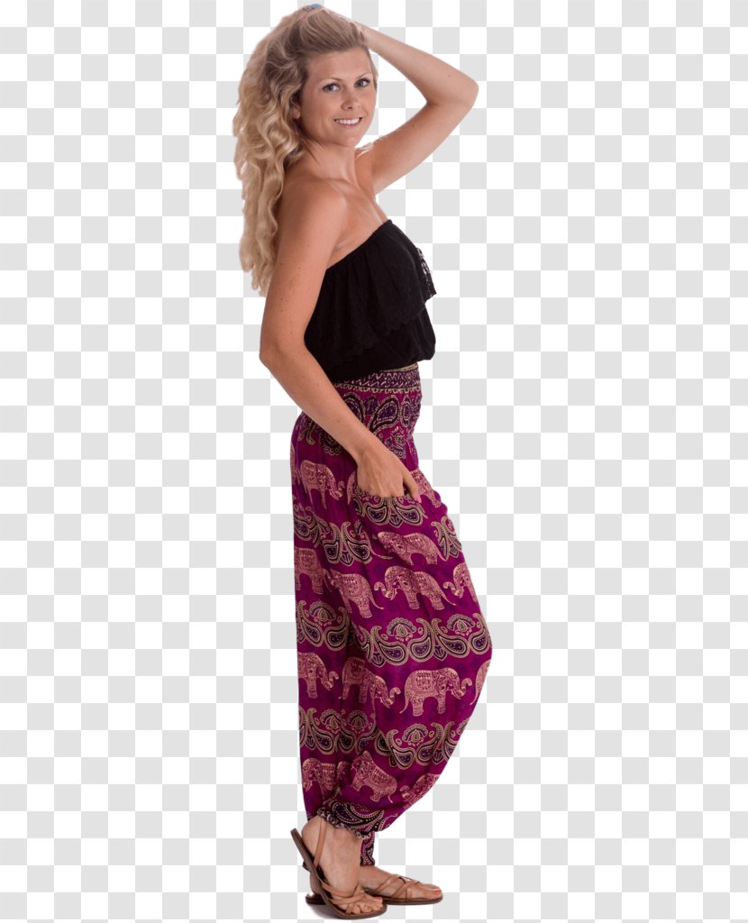 Leggings Fashion Skirt Model Purple - Bohemian Fabric Transparent PNG