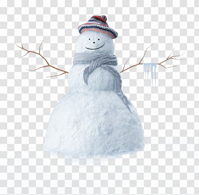 Snowman - Christmas - Simple Poster Material Transparent PNG