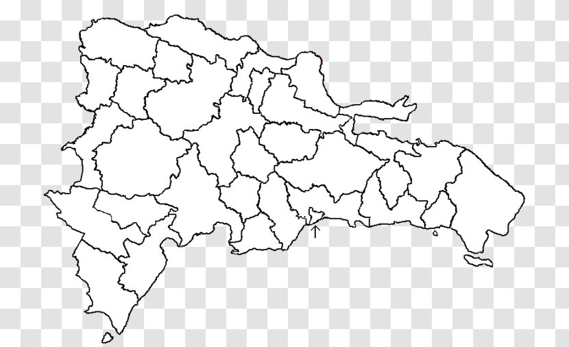 Provinces Of The Dominican Republic General Election, 2020 Samaná Barahona Province Map - Black And White Transparent PNG