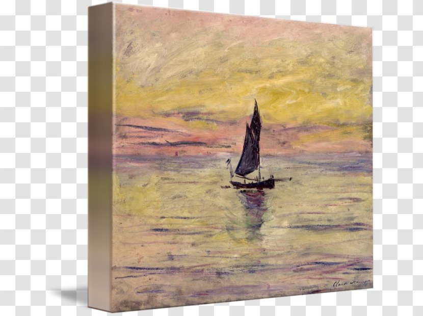 Musée Marmottan Monet The Sailing Boat Altare Della Patria Canvas Art - Acrylic Paint - Oil Painting Effect Transparent PNG