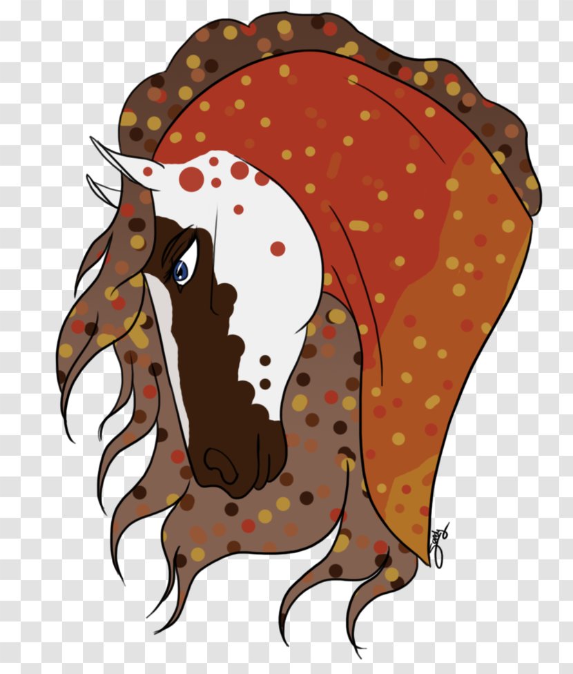 Snout Horse Carnivora Clip Art - Autumn Wreath Color Transparent PNG