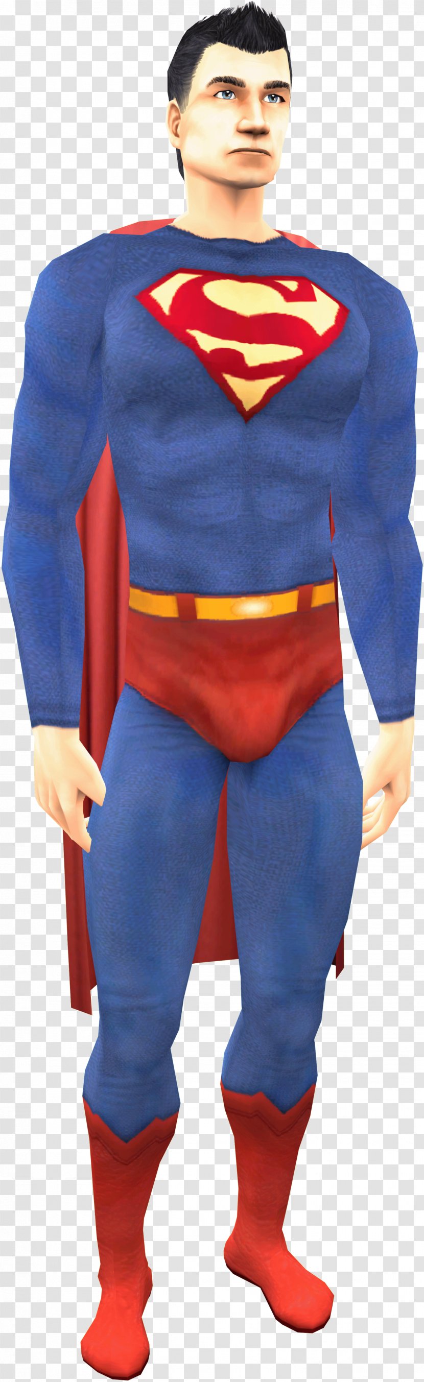Outerwear Electric Blue Superman - Superhero - Jorel Transparent PNG