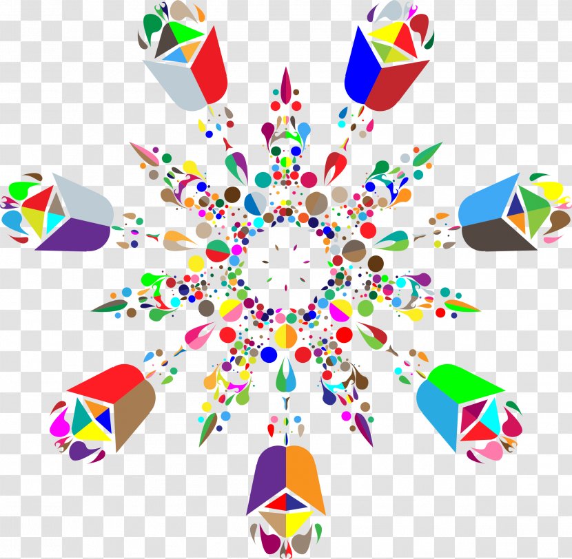 Graphic Design Symmetry Pattern - Kaleidoscope - Colorful Transparent PNG