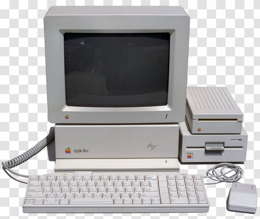 Apple IIGS II Series - Screen - Vintage Computer Transparent PNG
