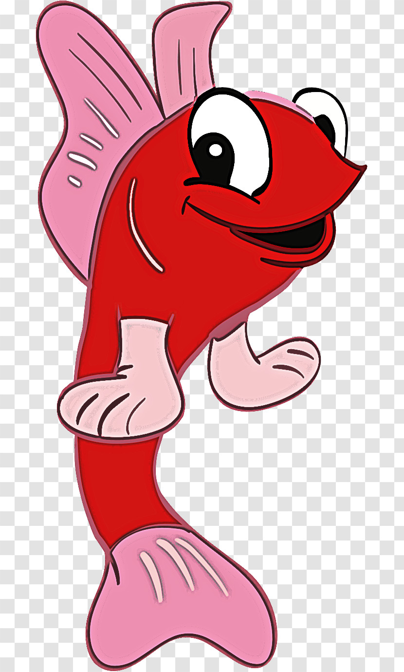 Cartoon Red Pink Transparent PNG