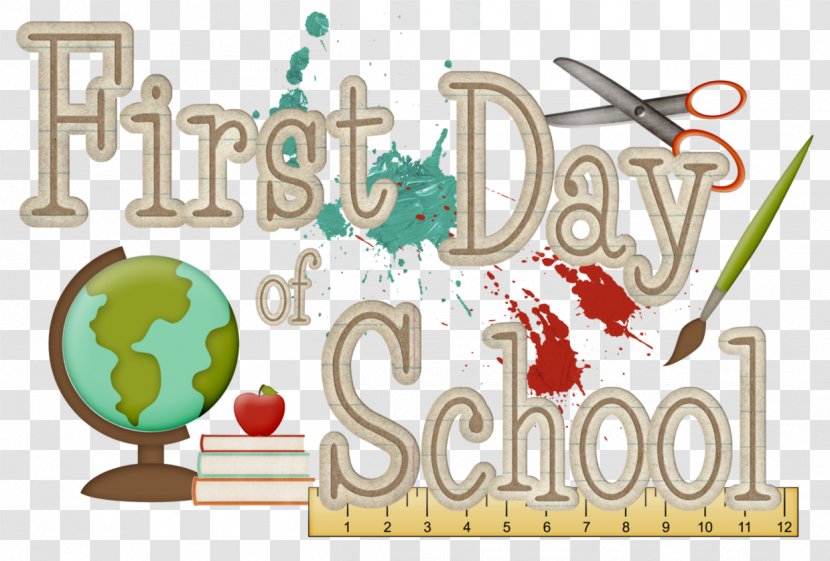 First Day Of School Drawing Clip Art - Preschool - Back To Transparent PNG