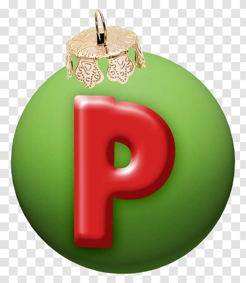 Christmas Letter Alphabet Typeface - Product Design - P Transparent PNG