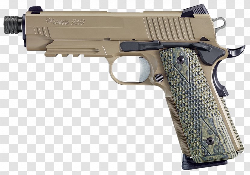 M1911 Pistol SIG Sauer 1911 Firearm .45 ACP Semi-automatic - Air Gun - Handgun Transparent PNG