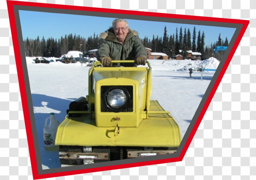 Alaska Vintage Snow Sports Fairbanks Tired Iron Racing Vehicle - Jurassic Transparent PNG