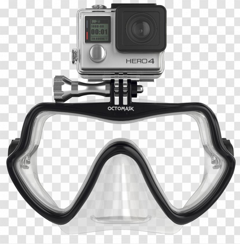 Diving & Snorkeling Masks GoPro Scuba Underwater - Gopro Hd Hero2 - Full Face Mask Transparent PNG