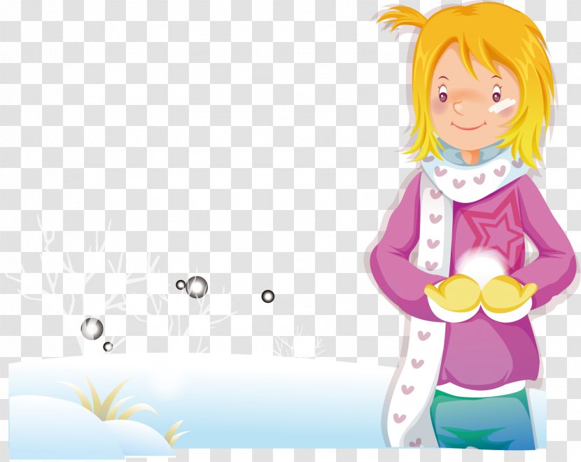 Snow Winter Clip Art - Cartoon - Creative Play Warm Transparent PNG