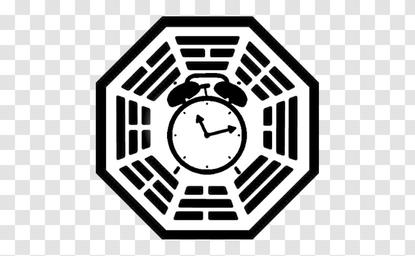Dharma Initiative Charles Widmore Pierre Chang Logo Television Show - Black And White Transparent PNG