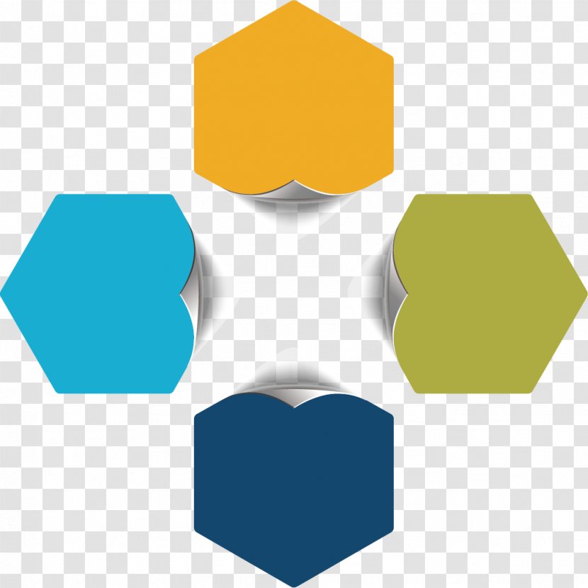 Chart Infographic - Geometry - Creative Hexagonal Ppt Transparent PNG