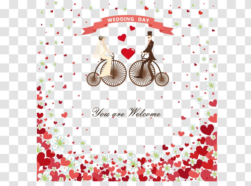 Wedding Invitation Bride Retro Style - Valentine S Day - Vector Invitations Transparent PNG