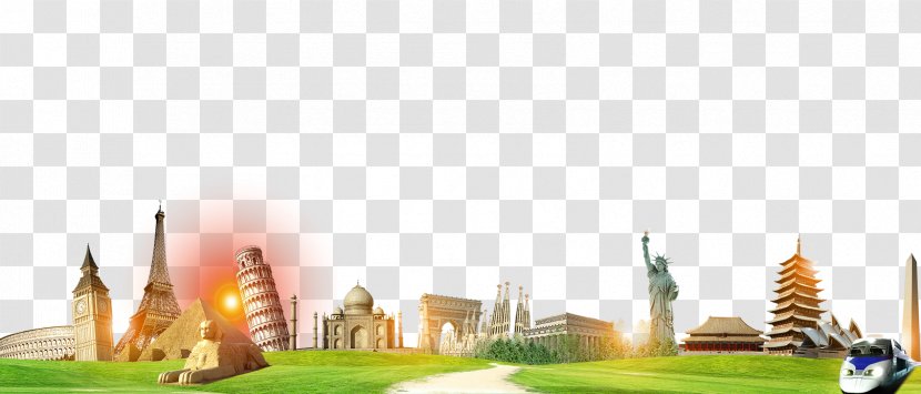 Travel Tourism Tourist Attraction - Vacation - Landmarks Meadow Path Transparent PNG