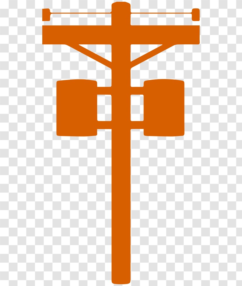 Symbol Electric Utility Power Distribution Public - Orange - Industry Transparent PNG