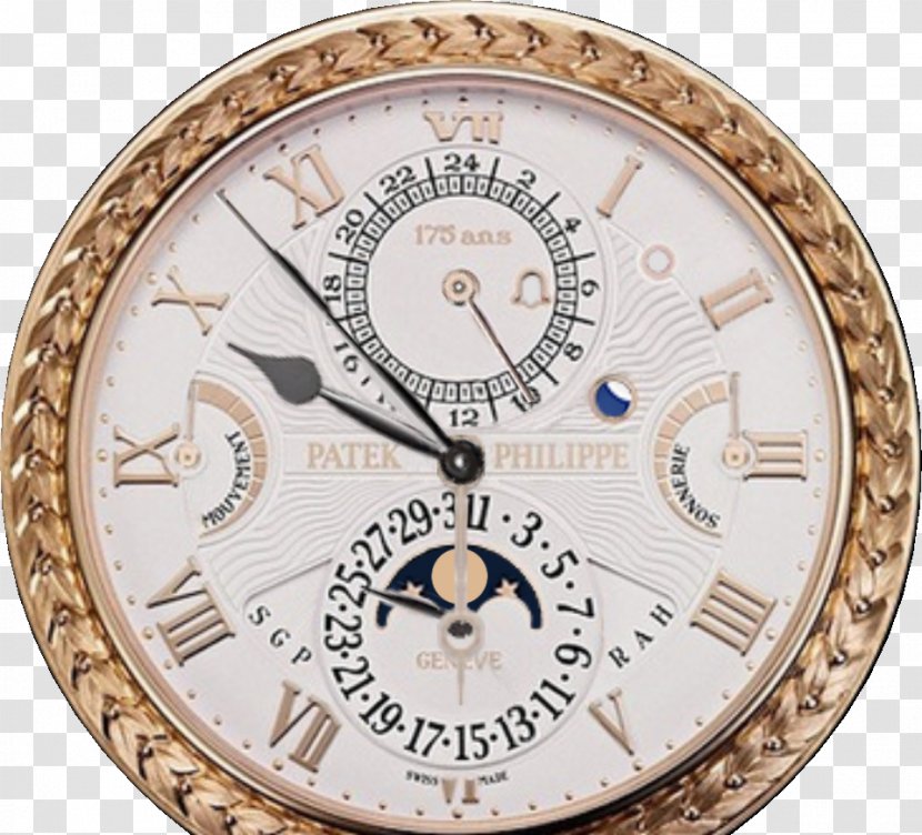 Patek Philippe SA Watch Clock Grand Complications Chronograph - Home Accessories - Card Executive Flat Transparent PNG