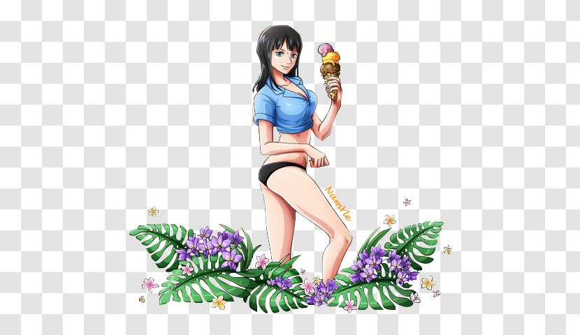 Nico Robin Monkey D. Luffy Nami Akainu Female - Watercolor - One Piece Transparent PNG