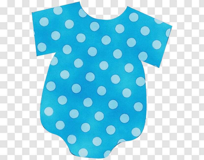 Polka Dot - Teal - Baby Toddler Clothing Transparent PNG