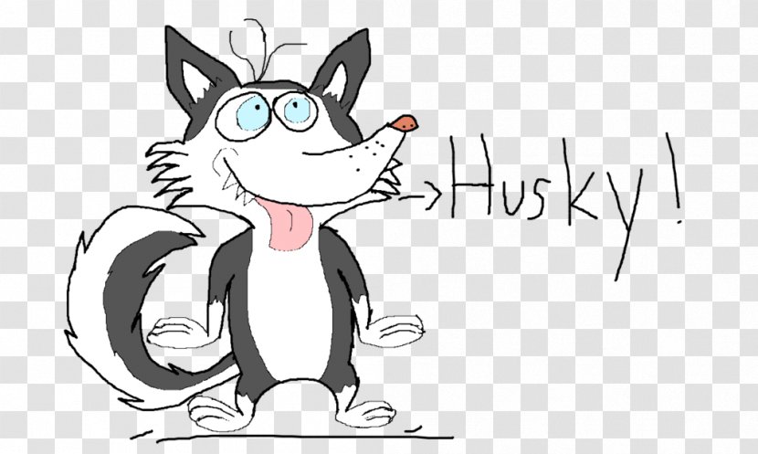 Whiskers Drawing Line Art Clip - Frame - Cartoon Husky Transparent PNG