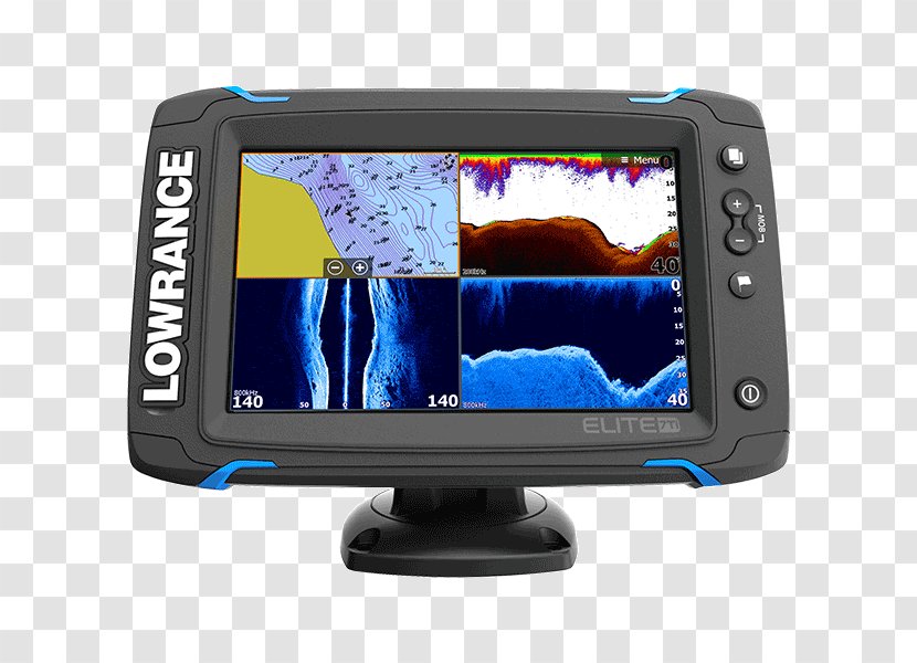 Chartplotter Fish Finders Lowrance Electronics Transducer Touchscreen - Global Positioning System - Output Device Transparent PNG