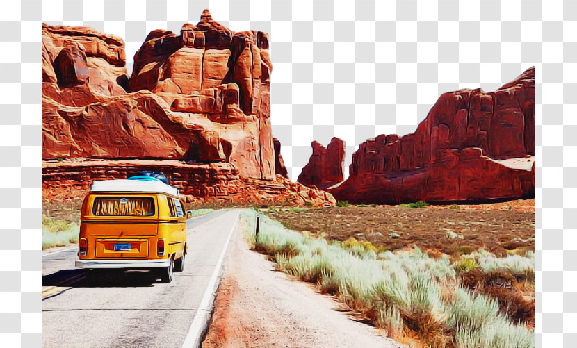 Vehicle Transport Geological Phenomenon Badlands Geology Transparent PNG