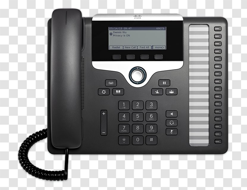 Cisco 7821 7841 Systems 7861 VoIP Phone - Mobile Phones - Pennant Transparent PNG